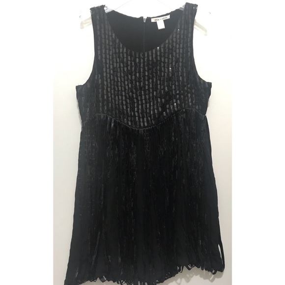 ALICE + OLIVIA Silk Bubble Hem Sequin Dress - Picture 3 of 8